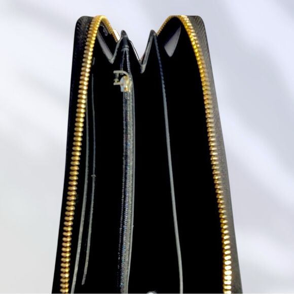 Kate Spade Lola Large Black Continental Glitter Wallet - Picture 4 of 8